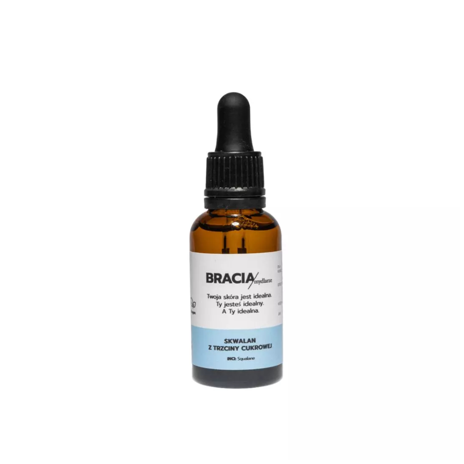Bracia mydlarze - skwalan z trzciny cukrowej, silnie nawilża skórę i włosy, 30 ml