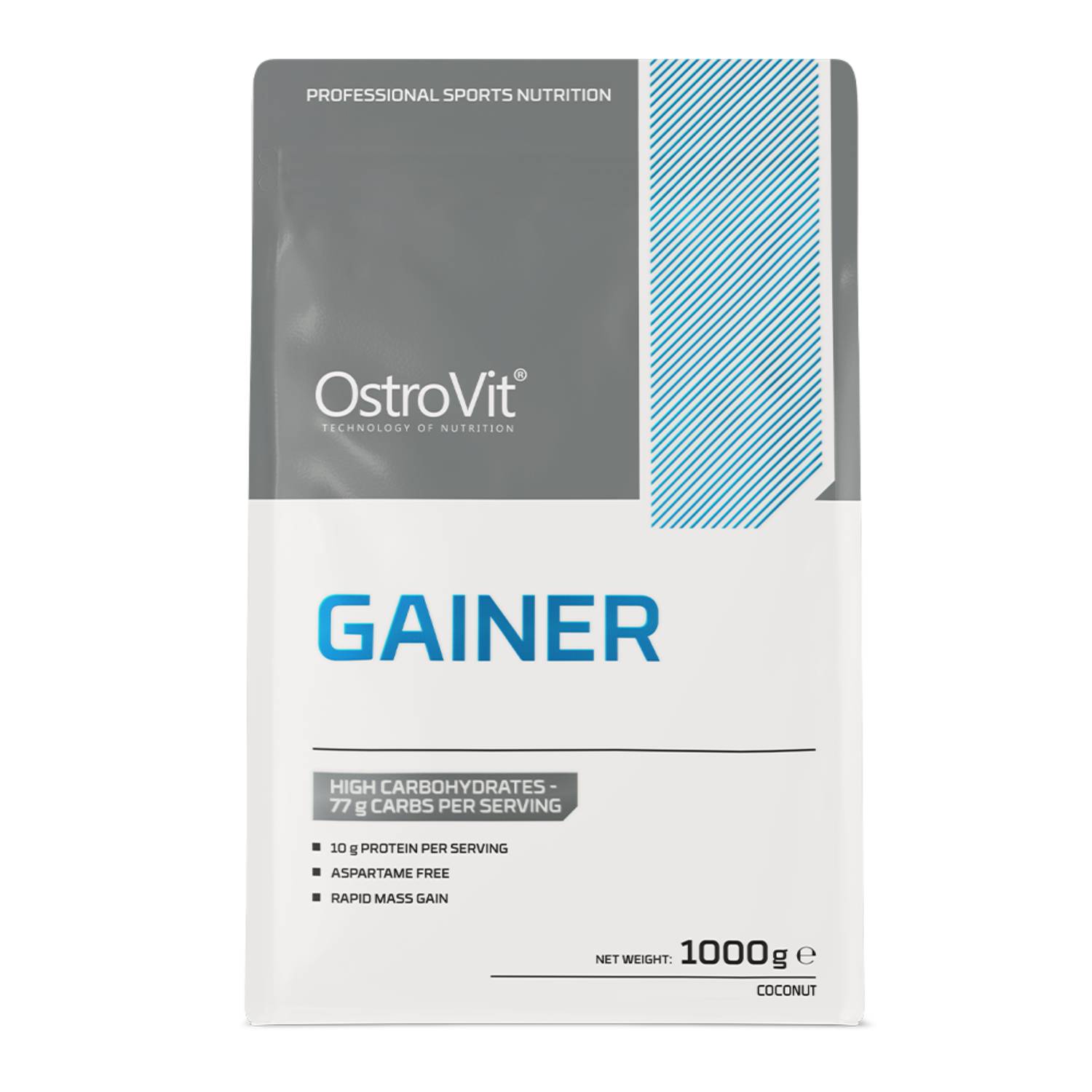 Ostrovit gainer o smaku kokosowym, 1000 g