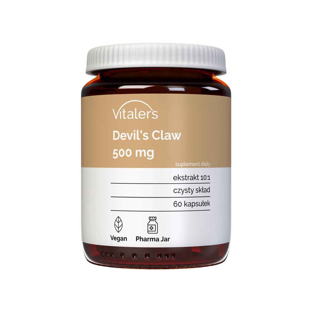 Vitaler's devil's claw 500 mg, 60 kapsułek