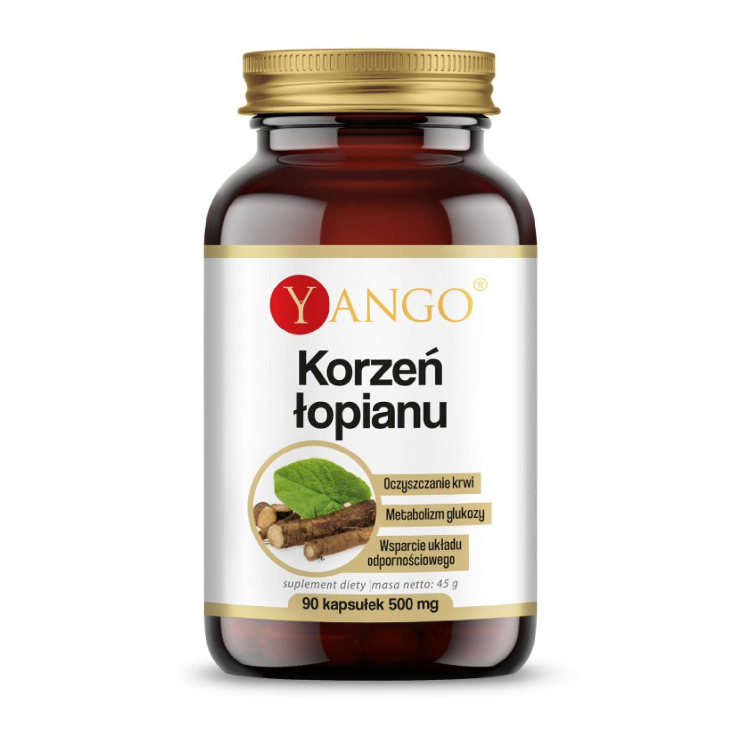 Yango korzeń łopianu, 90 kapsułek