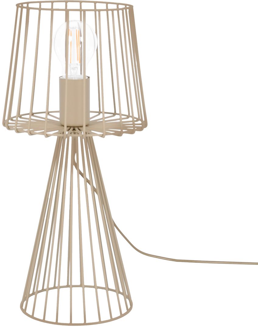 Kaja Livia lampa stołowa 1x15 W beżowa K-5816
