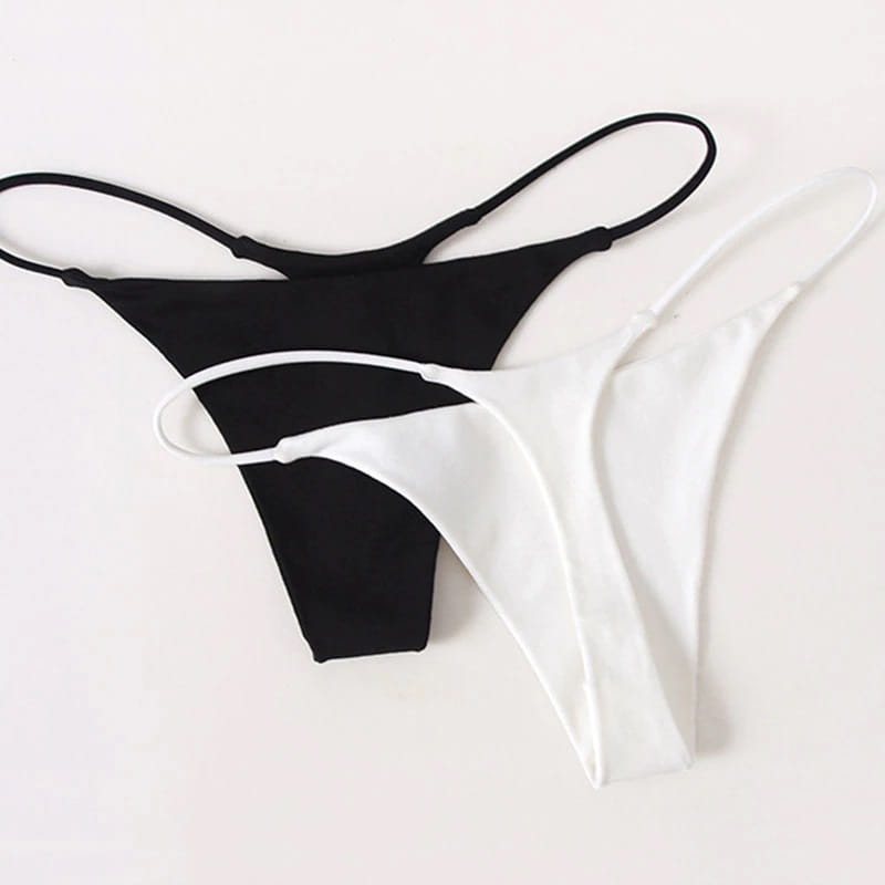 Stringi Damskie Gładkie 049