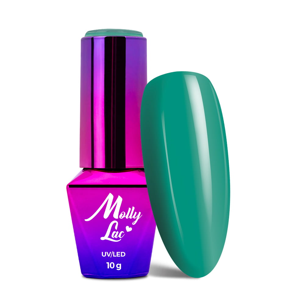 Lakier hybrydowy LED/UV Gel Polish MollyLac Welcome to Ibiza Nr 116 Lagoon Falls 10 g