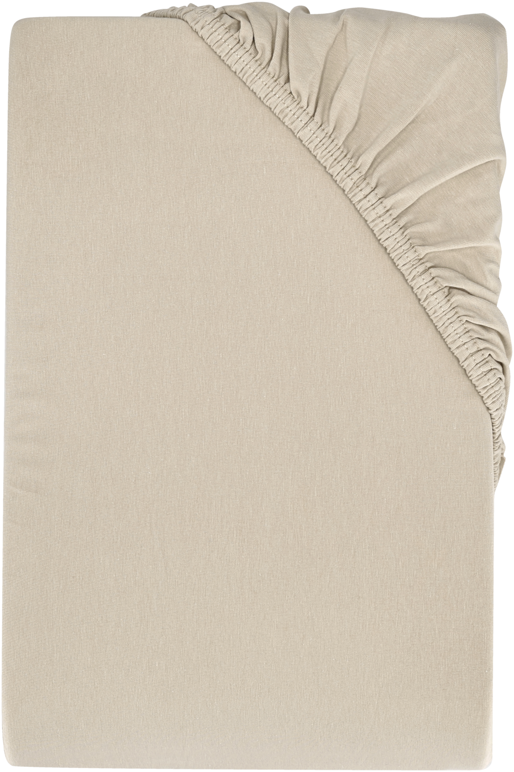 Livarno home Prześcieradło z bawełną na gumce, 140-160 x 200 cm Beżowy