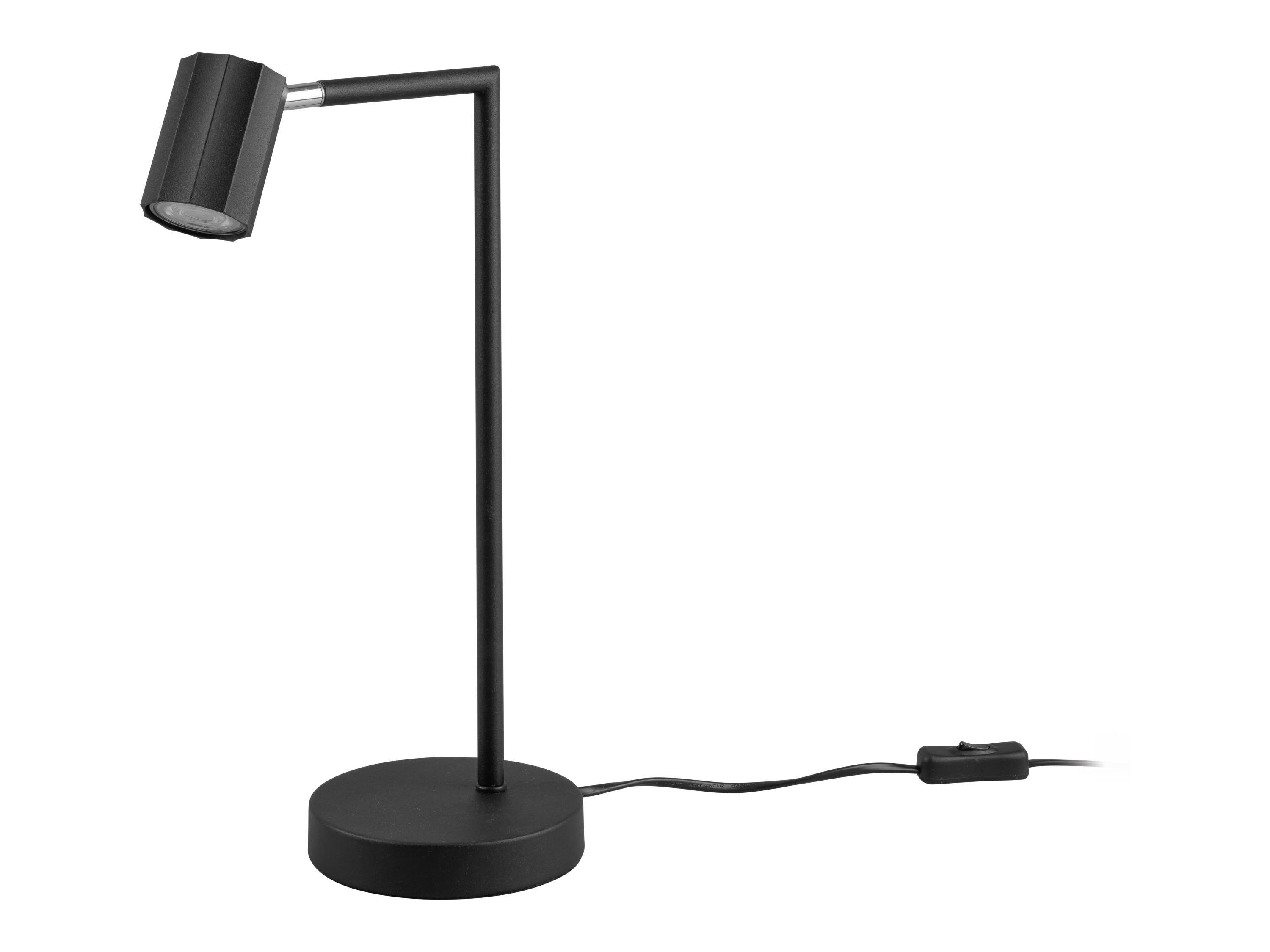 Livarno home Lampa stołowa Led, odchylana i obracana Czarny