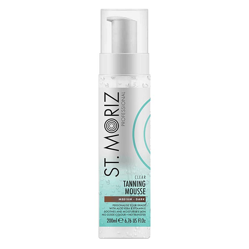 St. Moriz Professional Bezbarwny Mus Samoopalający (odcień średni), 200ml
