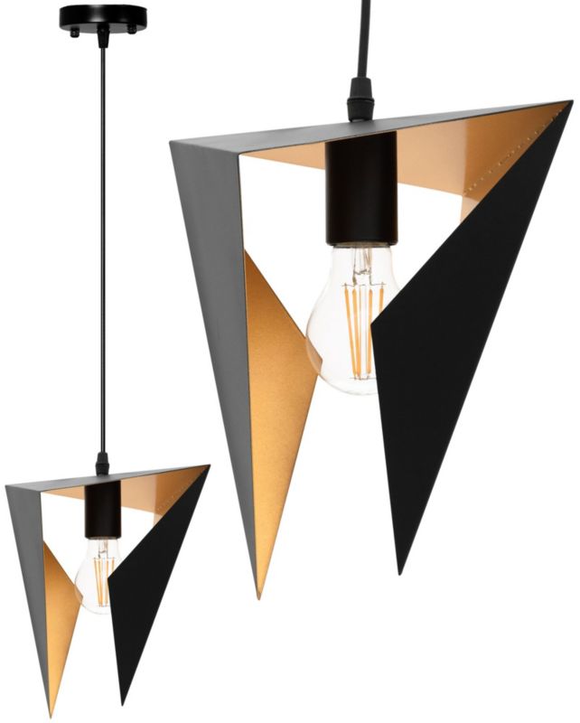 Lampa Sufitowa Wisząca Toolight App253-1Cp Czarny 1 Szt
