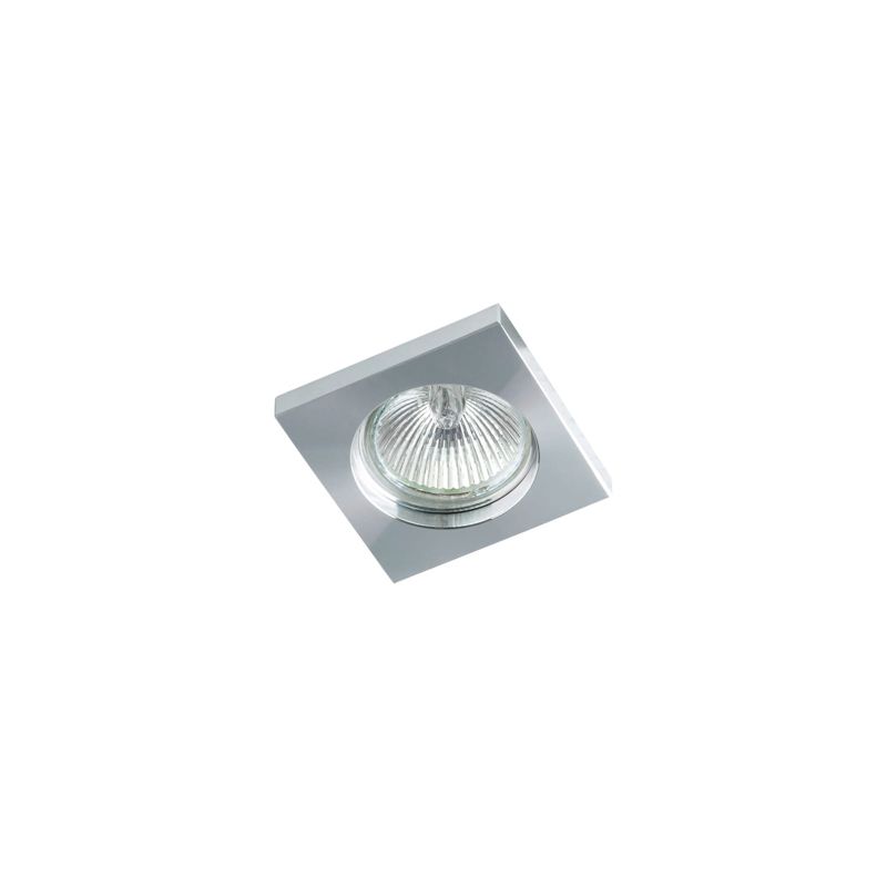 Oprawa sufitowa wpuszczana Italux Brenda srebrny satyna 1 x GX5.3 x 50W IP20 wym: 7 x 7 cm kwadratowa - 1 szt.