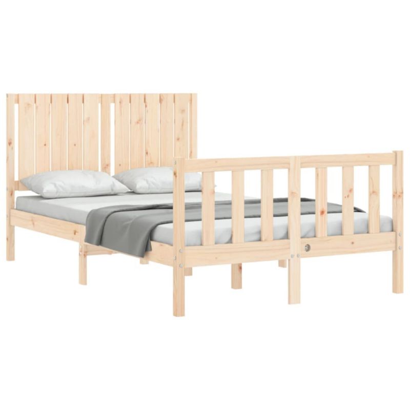 Łóżko drewniane WaszeMeble brązowe WM-3192916 1 szt.