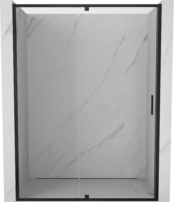 Drzwi prysznicowe uchylne Mexen Exo czarne 130x200 cm 1 szt.