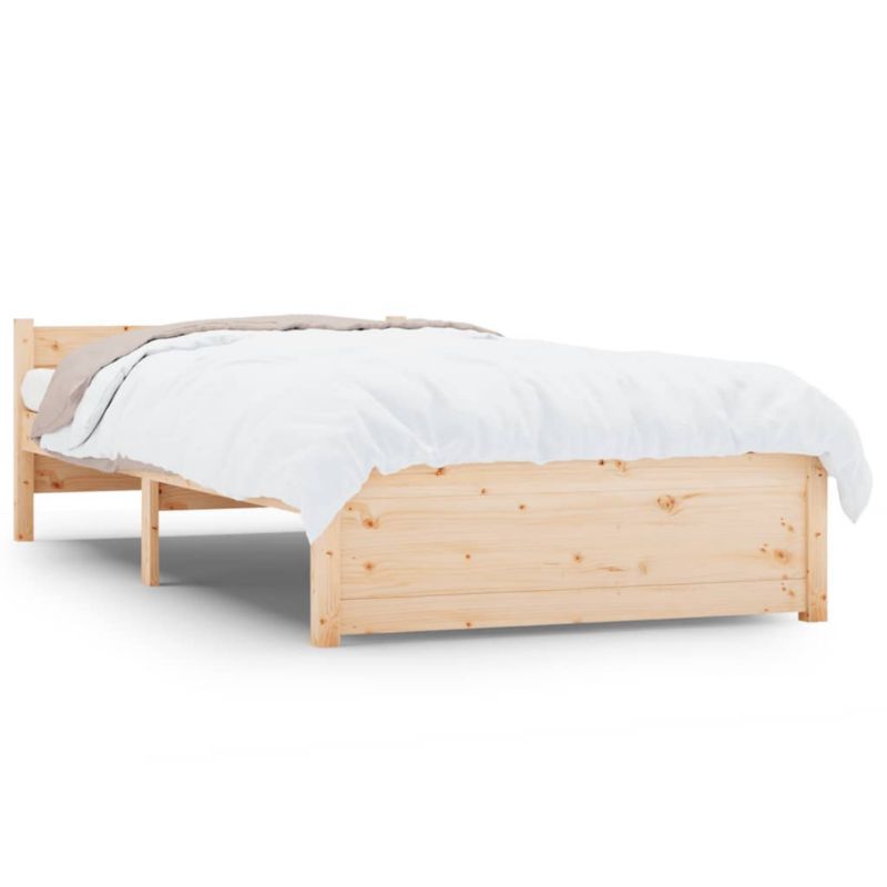 Łóżko drewniane WaszeMeble 90x190 cm brązowe WM-815009 1 szt.