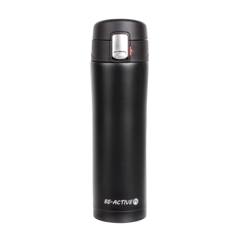 Kubek termiczny Be-active.pl 400ml termos do samochodu z ustnikiem czarny 1 szt.