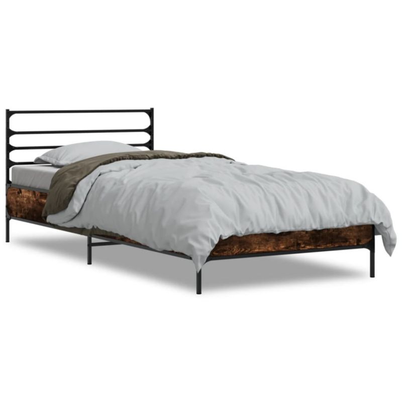 Łóżko metalowe WaszeMeble 100x200 cm brązowe WM-845589 1 szt.