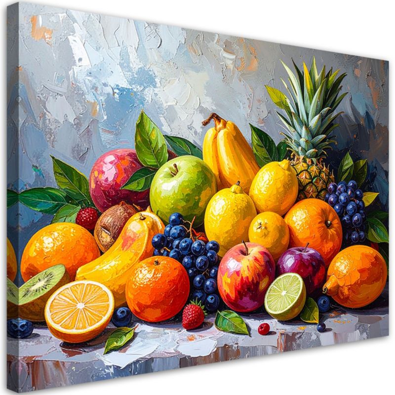 Obraz do kuchni jadalni Feeby Egzotyczne Owoce Martwa Natura 100x70cm 1szt