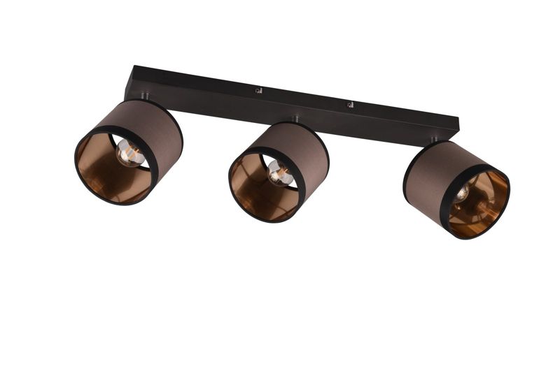 Lampa sufitowa wisząca RL Davos czarno-beżowa wym: 21 x 60 x 12 cm 3xE14 x 1 szt.