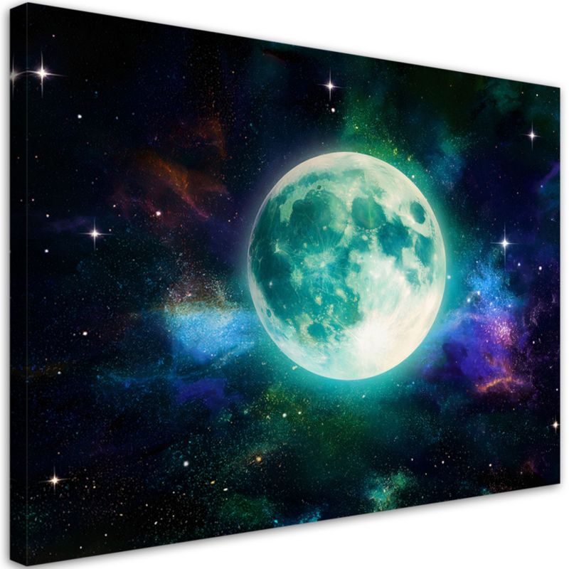 Obraz na płótnie Feeby Planeta Kosmos Wszechświat 120x80cm 1szt