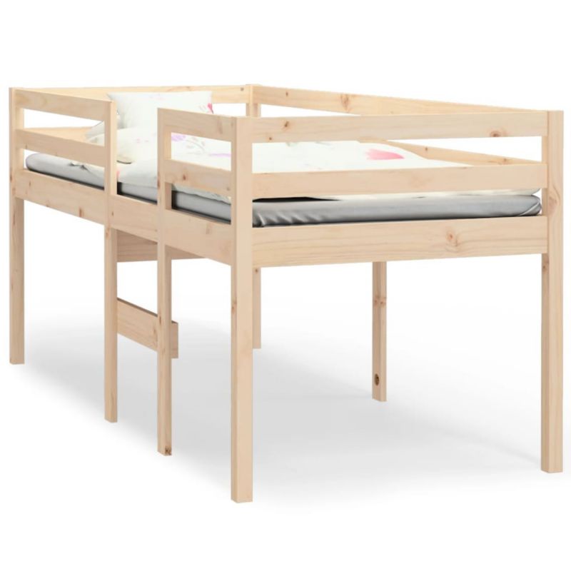 Łóżko drewniane WaszeMeble 75x190 cm brązowe WM-821619 1 szt.
