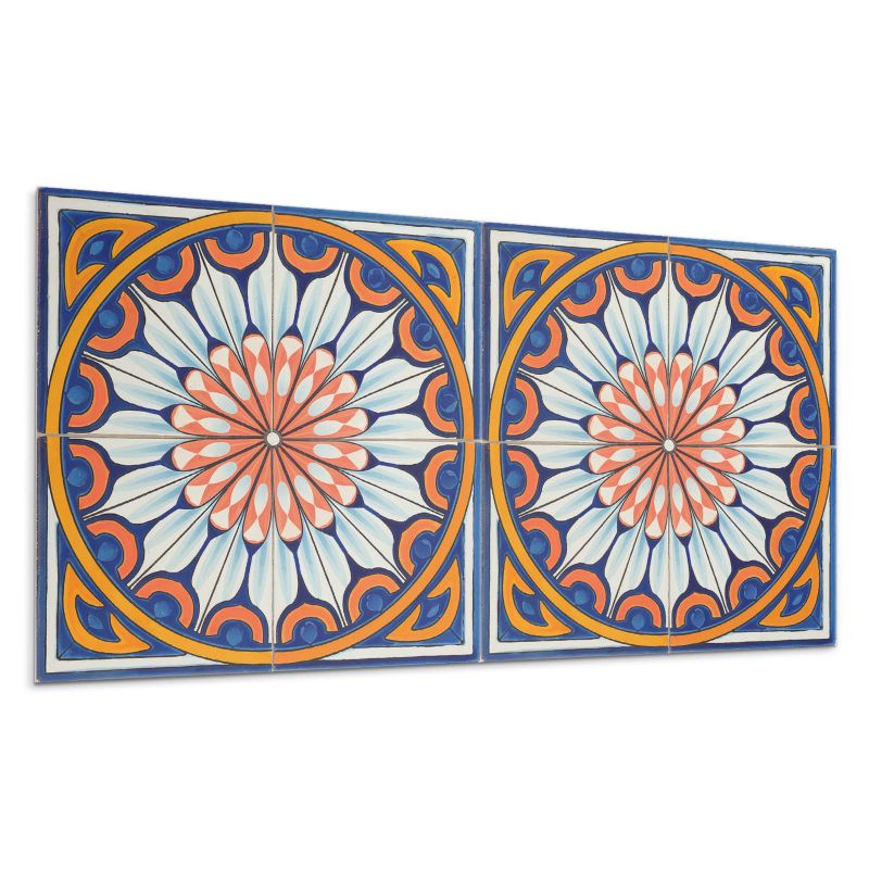 Kafelki samoprzylepne Wallfluent 40x20 cm Kwiatowy wzór z finezyjnymi akcentami 10 szt.