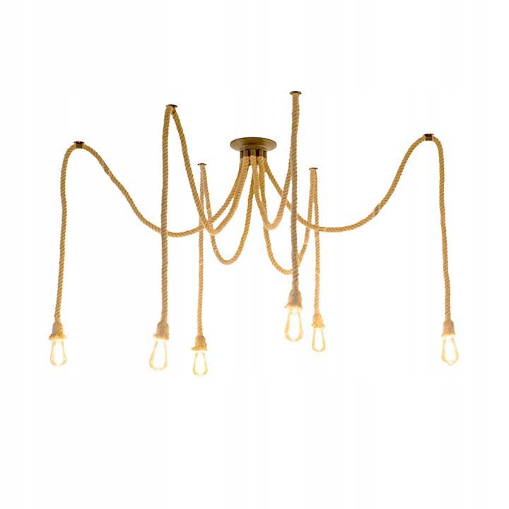 Lampa Sufitowa Wisząca Toolight App680-6Cp Brązowy 1 Szt