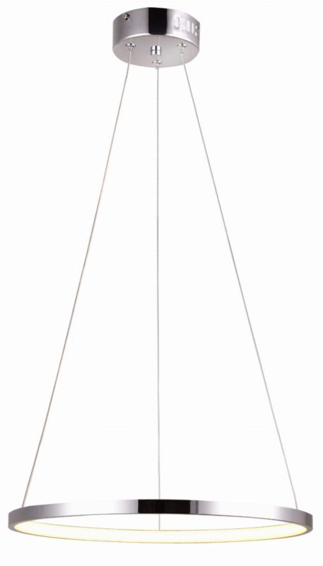 Lampa sufitowa Candellux Lune chromowana wym: 100 x 40 x 40 cm wbudowany LED 25W 1 szt.