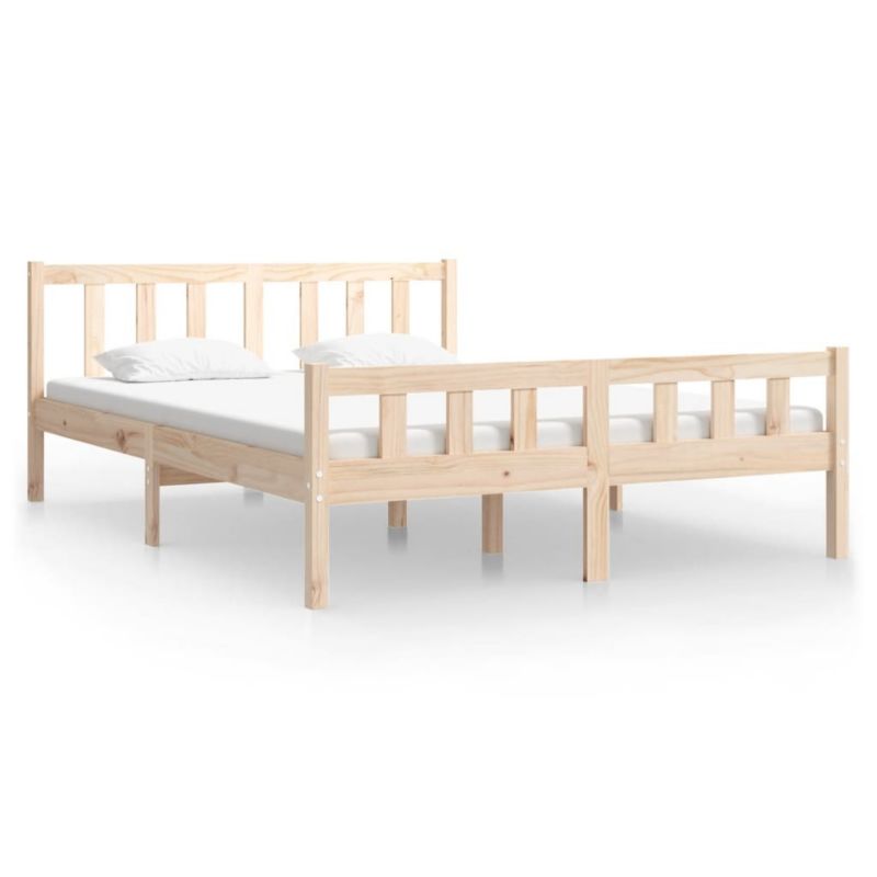Łóżko drewniane WaszeMeble 120x190 cm brązowe WM-810649 1 szt.