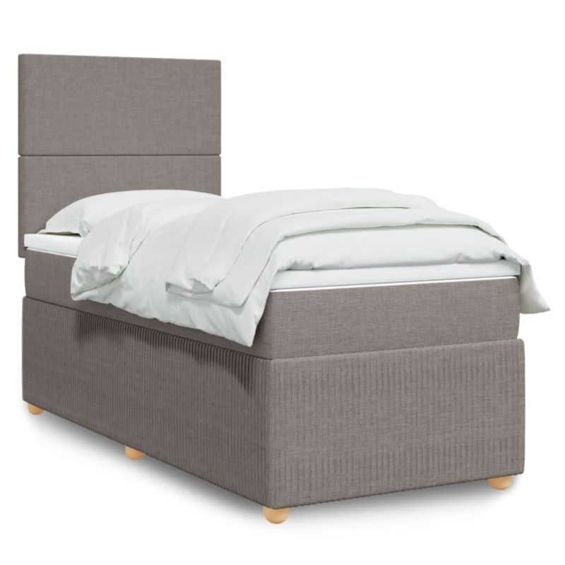 Łóżko kontynentalne WaszeMeble 90x190 cm Brązowe WM-3291908 1 szt.