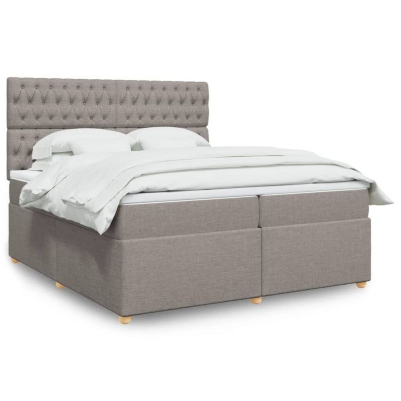 Łóżko kontynentalne WaszeMeble 200x200 cm Brązowe WM-3293698 1 szt.