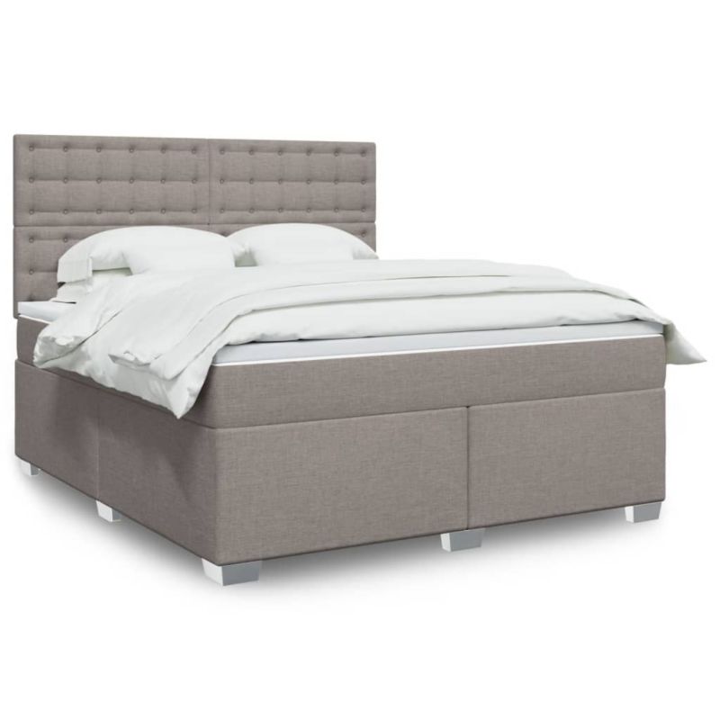Łóżko z materacem WaszeMeble 180x200 cm taupe WM-3290585 1 szt.