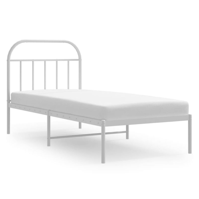 Łóżko metalowe WaszeMeble 80x200 cm biały WM-353675 1 szt.
