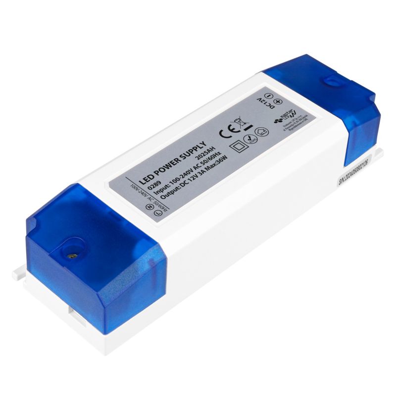 Zasilacz LED meblowy MasterLED 12V 36W 3A IP20 139x44x28 mm 1 szt.