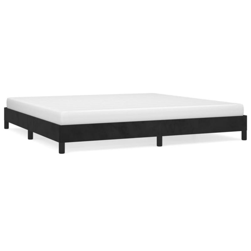 Łóżko tapicerowane WaszeMeble 200x200 cm czarna WM-346996 1 szt.