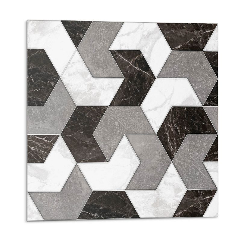 Kafelki samoprzylepne Wallfluent 20x20 cm Abstrakcyjne kształty w stylu geometrycznym 20 szt.