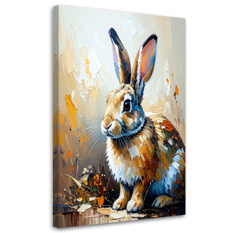 Obraz nowoczesny do salonu kuchni Feeby Królik zwierzę 70x100cm 1szt