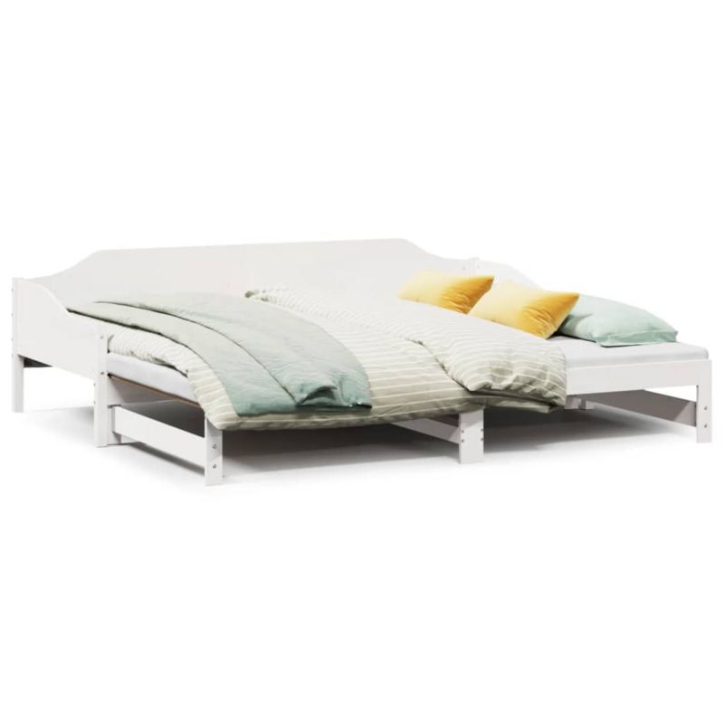 Łóżko dzienne WaszeMeble 80x200 cm rozsuwane białe WM-850903 1 szt.