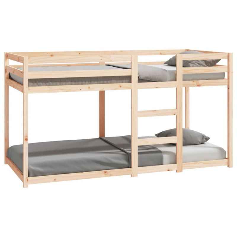 Łóżko piętrowe WaszeMeble 90x200 cm brązowe WM-3206504 1 szt.