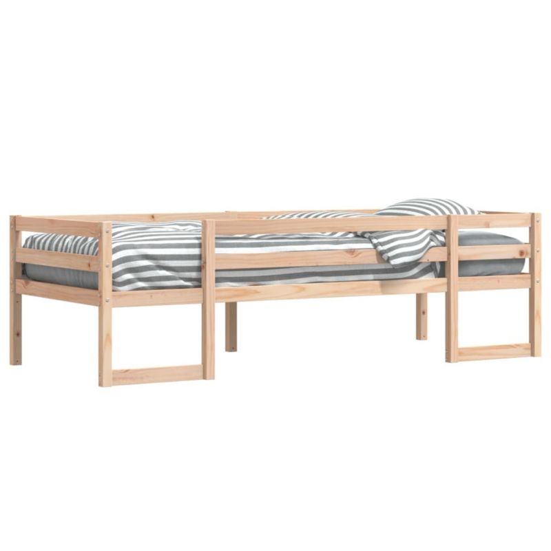 Łóżko drewniane WaszeMeble 75x190 cm brązowe WM-846870 1 szt.