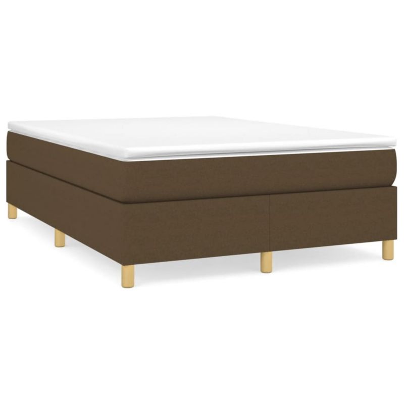 Łóżko tapicerowane WaszeMeble 140x190 cm Brązowe WM-3120956 1 szt.