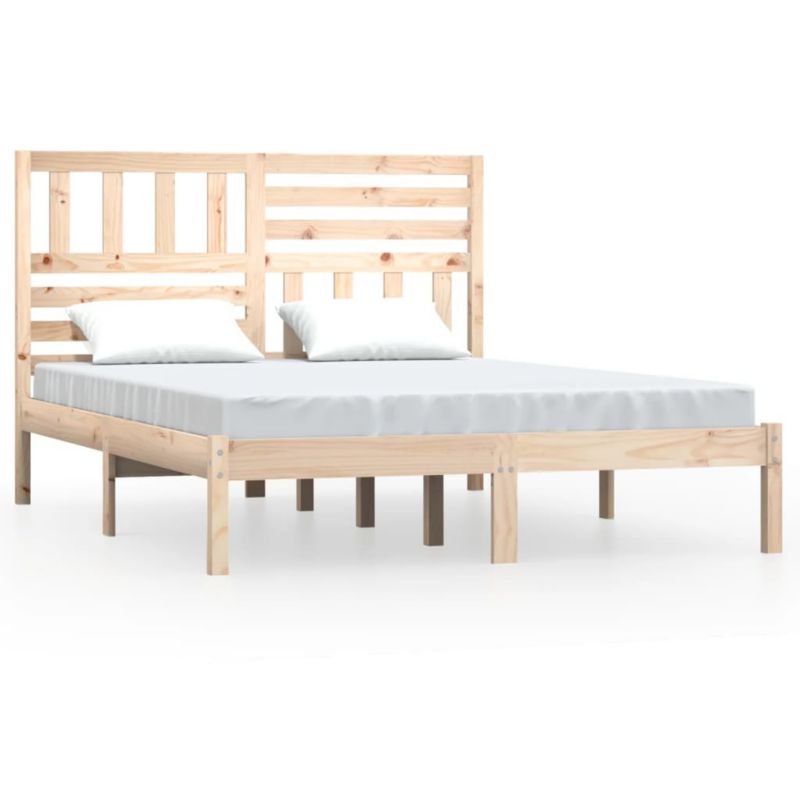 Łóżko drewniane WaszeMeble 160x200 cm brązowe WM-3101033 1 szt.