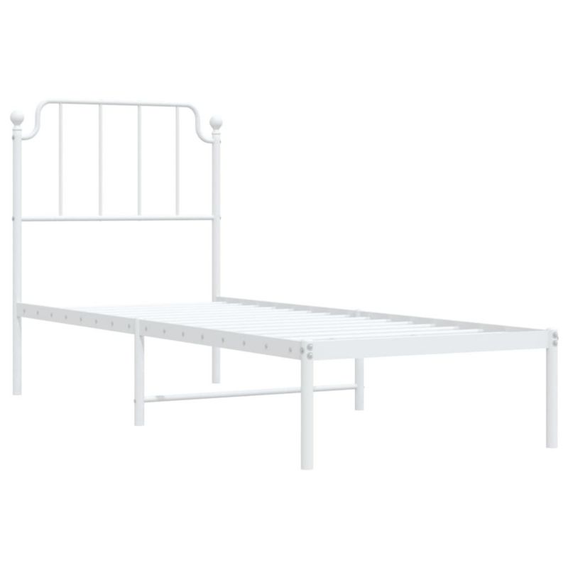 Łóżko metalowe WaszeMeble 80x200 cm biała WM-373927 1 szt.