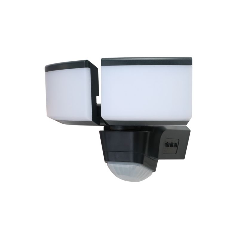 Naświetlacz GoodHome z czujnikiem ruchu 2 x 10 W IP44 grafitowy