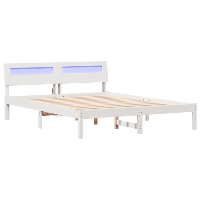 Łóżko drewniane WaszeMeble 140x200 cm biały WM-872777 1 szt.