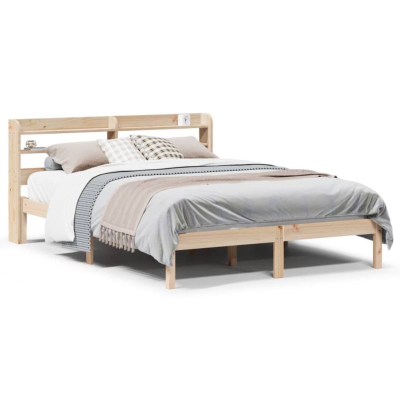 Łóżko drewniane WaszeMeble 120x190 cm brązowe WM-3306529 1 szt.
