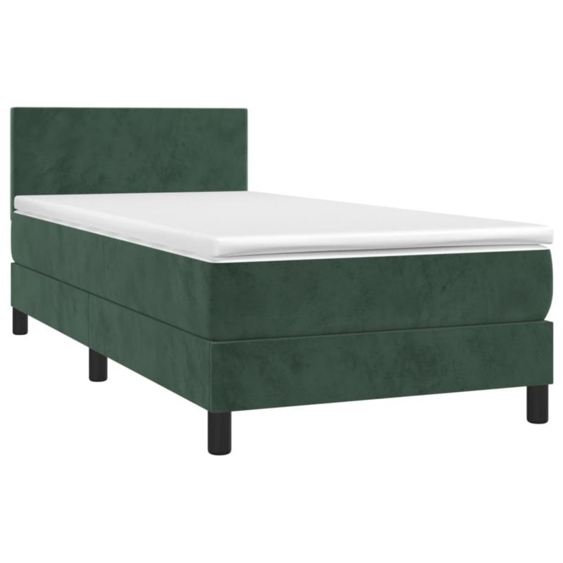 Łóżko kontynentalne WaszeMeble 90x200 cm zielony WM-3134264 1 szt.