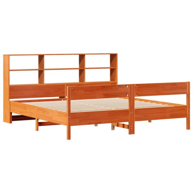 Łóżko drewniane WaszeMeble 180x200 cm brązowe WM-3322980 1 szt.
