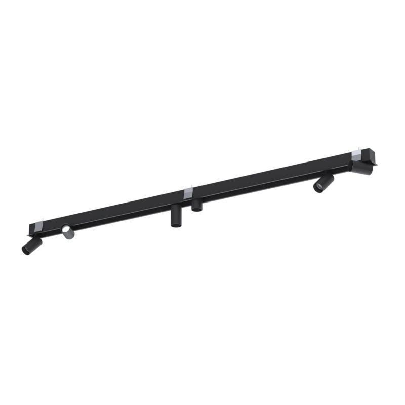Oprawa sufitowa wpuszczana Nowodvorski Lighting Mono czarna ruchoma 6 x GU10 x 10W IP20 wym: 20,5 x 8 cm prostokątna - 1 szt.