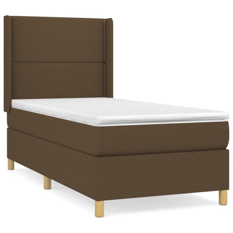Łóżko kontynentalne WaszeMeble 90x200 cm brązowe WM-3131884 1 szt.