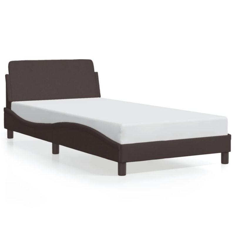 Łóżko tapicerowane WaszeMeble 100x200 cm Brązowe WM-373128 1 szt.