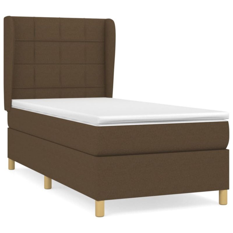 Łóżko kontynentalne WaszeMeble 90x200 cm brązowe WM-3128496 1 szt.