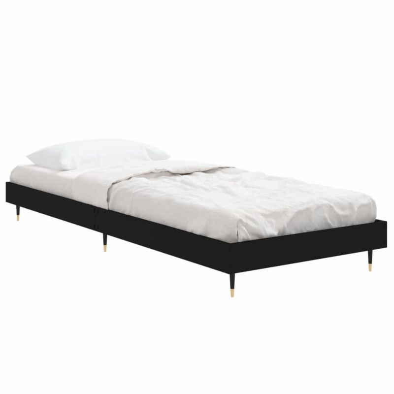 Łóżko drewniane WaszeMeble 75x190 cm czarna WM-832206 1 szt.