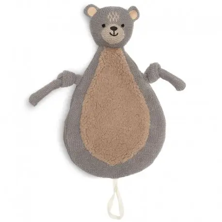 Jollein - przytulanka dou dou z zawieszką na smoczek BEAR BBTB